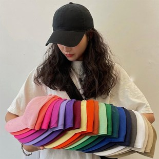 Women Baseball Cap New Adjustable Color Summer Unisex Solid