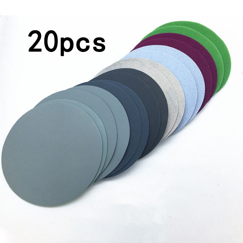 20Pcs Sanding Paper 75mm 800//1500/2000/3000 Grit Water Dry