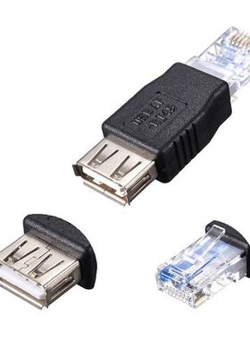 1PC USB Type A Female To RJ45 Male Ethernet Adapter Router C