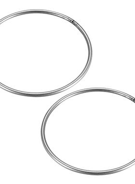 Welded O Ring, 80 x 3mm Strapping Round Rings Stainless Stee