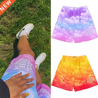 Men fitness shorts beach basketball training pants casual sw