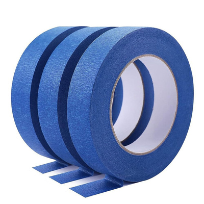 Blue Painters Tape Temperature Resistance Multi Size Clean