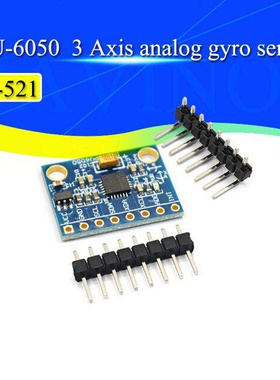 GY-521 MPU-6050 MPU6050 Module 3 Axis analog gyro sensors+ 3