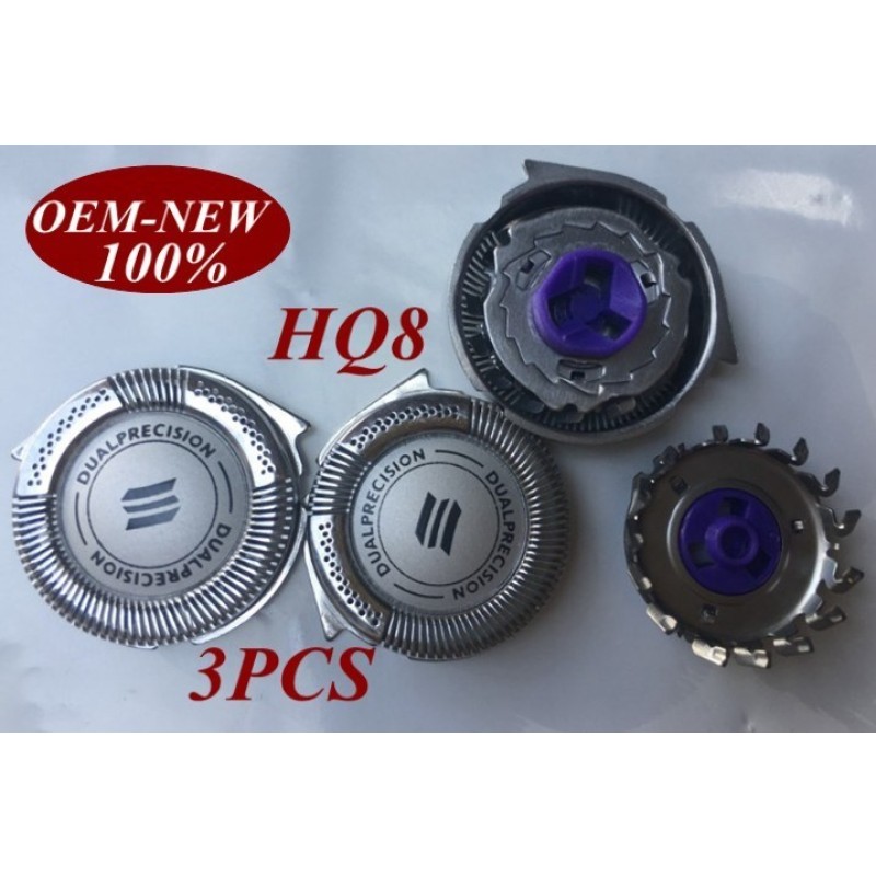 3Pcs HQ8 Replacement Head razor blade for Norelco Philips S