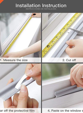 Windproof Window Sealing Strip Self Adhesive Soundproof Acou
