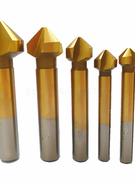 6pc 90 Degree Hss Countersink Drill Bit Chamfer Cutter Coate