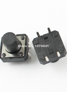 100 Pcs Button Switch 4 Pin DIP 12x12x10mm High 10mm