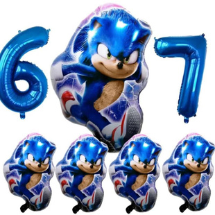 Cartoon Baby Shower Decorations Sonic The Hedgehog Number