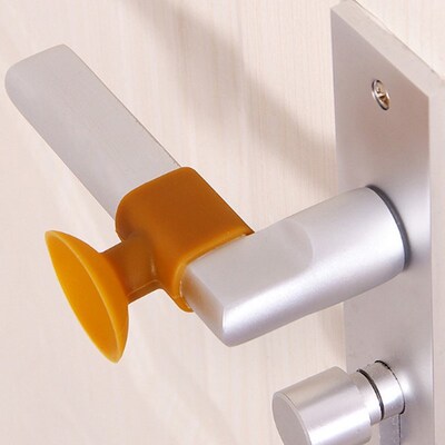 1Pc Door Handle Crash Pad Wall Silicone Bumper Stopper Anti