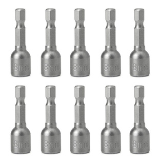 10 Pcs Magnetic Nut Driver Set 8mm 5/16