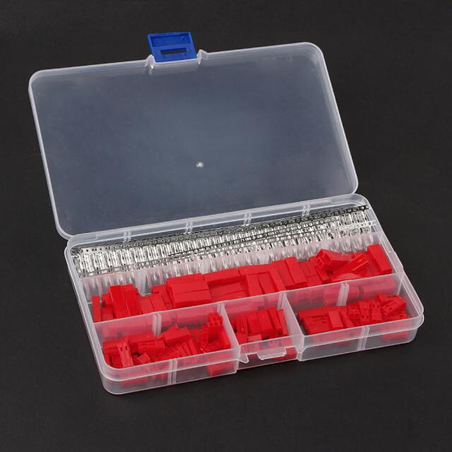 420PCS JST Connector Plug 2Pin Female, Male and Crimps RC Ba