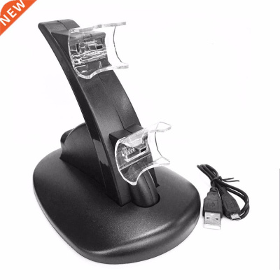 LED Light USB Charging Dock Stand Charger For PlayStation 3