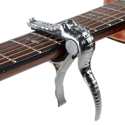 Multi Color Electric Acoustic Guitar Capo Metal Crocodile Ca