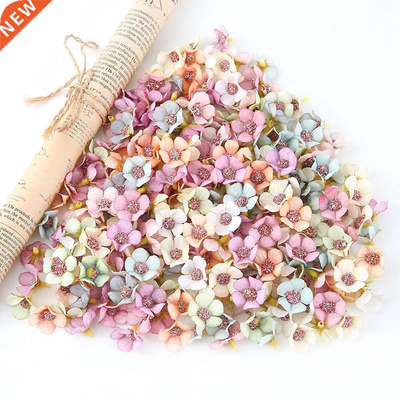 50/100Pcs 2cm Daisy Artificial Flowers Head Small Silk Multi