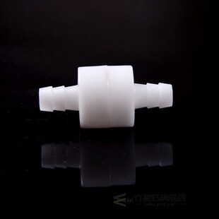 1PCS White Color Plastic 8mm One Way Inline Check Valve Fu