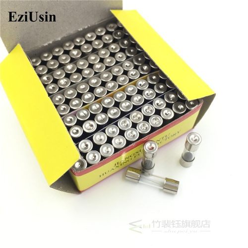 Ezisin Fast-blow Glass Fuses Assorted Kit 5*20mm 250V 0.1A 0