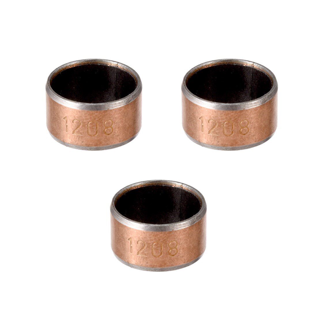 3pcs Sleeve Bearing 12mm Bore x 14mm OD x 8mm Length Plain B