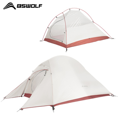 BSWolf Ultralight Camping Tent Backpack Tent 20D Nylon