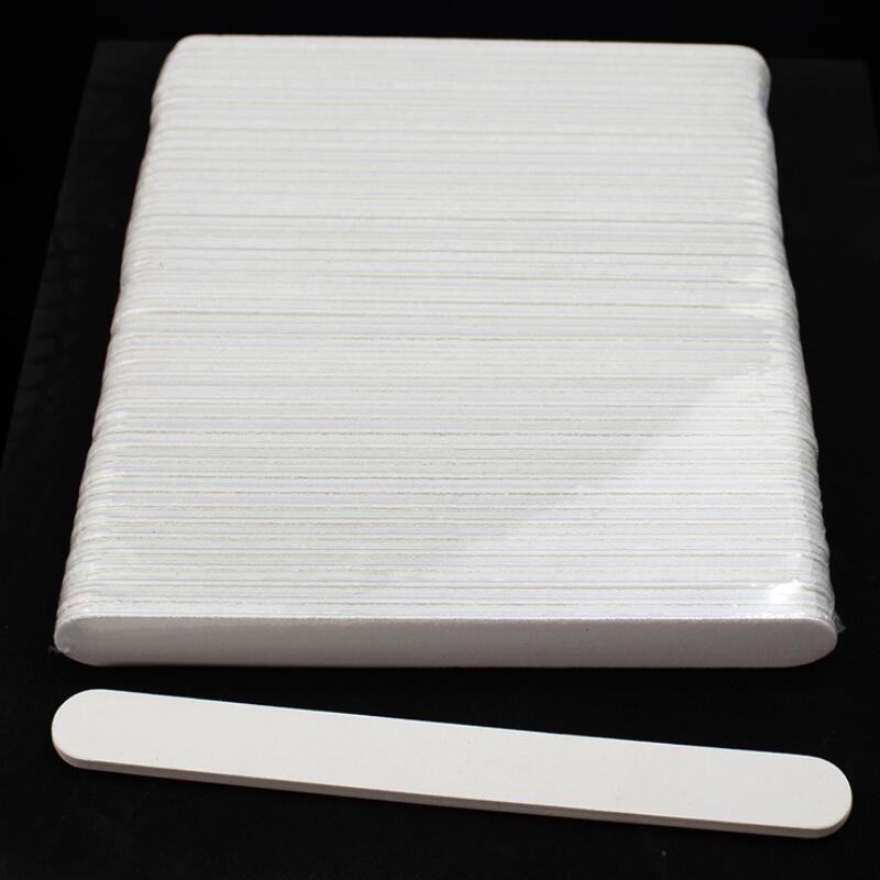 5/10pcs Nailfile Professional Nail Buffer White 100/180 San图片