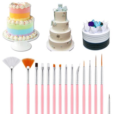 15Pcs/Set Fondant Cake Brush DIY Sugar Craft Baking Decorati