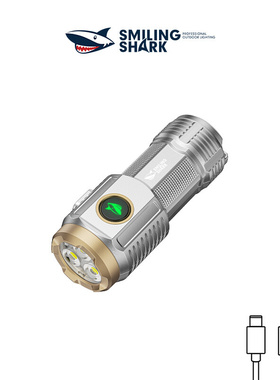 Mini fixed focus high brightness three-lamp flashlight