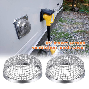 2pc Flying Insect Screen Stainless Steel RV Furnace Vent