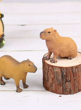 New Simulation MIni Cute Wild Animals Model Capybara Action