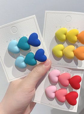 Korean version  love small hairpin children and girls side跨