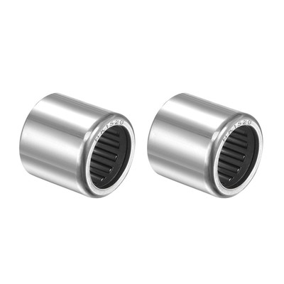 HK1520 Drawn Cup Needle Roller Bearings 15mm Bore, 21mm OD,