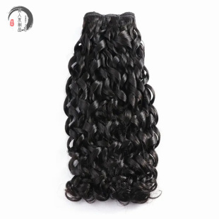 非洲热销假发发帘真人头发funmi human hair bundles pixie curly