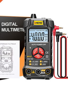 Smart Multimeter TRMS 4000 Counts Volt Meter Measures Voltag