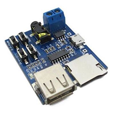 2 pcs lot with power amplifier TF card U disk MP3 decoder pl
