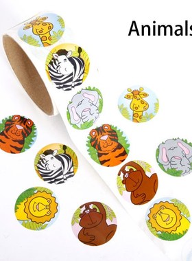 100pcs/1 Roll Reward Stickers Roll Kids Sticker Scrapbookin