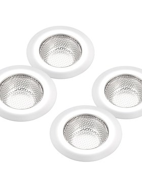 4 Pcs Kitchen Sink Garbage Strainer,  2.24 Inches Stainless
