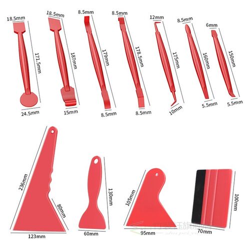 Car Vinyl Wrap Window Tint Film Tools Kit Squeegee Retractab