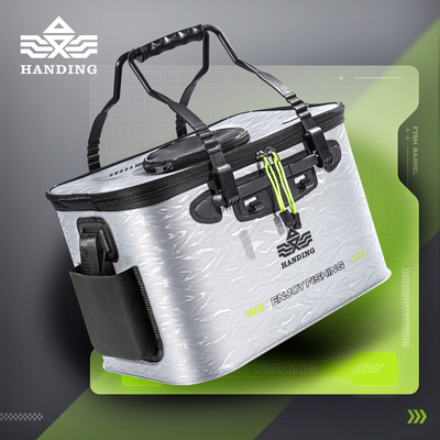 HANDING Live Fish Bucket Thickened EVA Foldable Fish Bucket