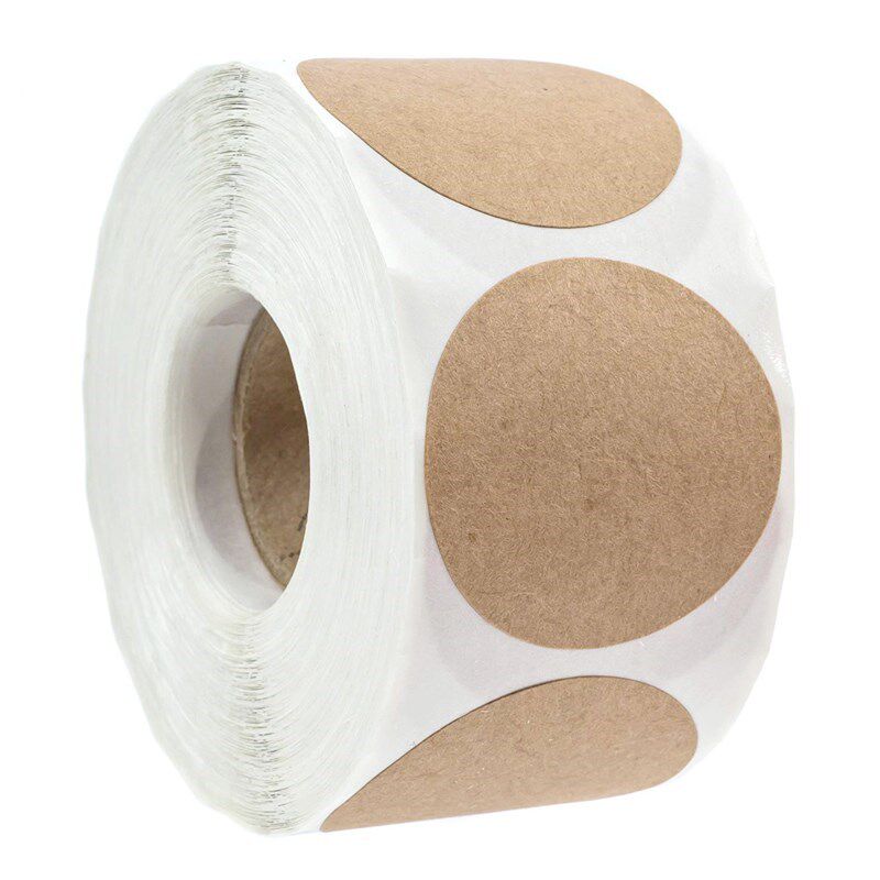 500 Labels Per roll handmade with love stickers seal Labels