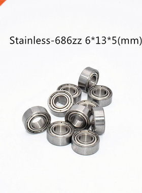 Stainless steel bearing 10PCS S686ZZ 6*13*5(mm) free shippin