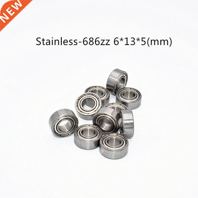 Stainless steel bearing 10PCS S686ZZ 6*13*5(mm) free shippin