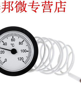 Dial Thermometer Capillary Temperature Gauge 0-120 Degrees C
