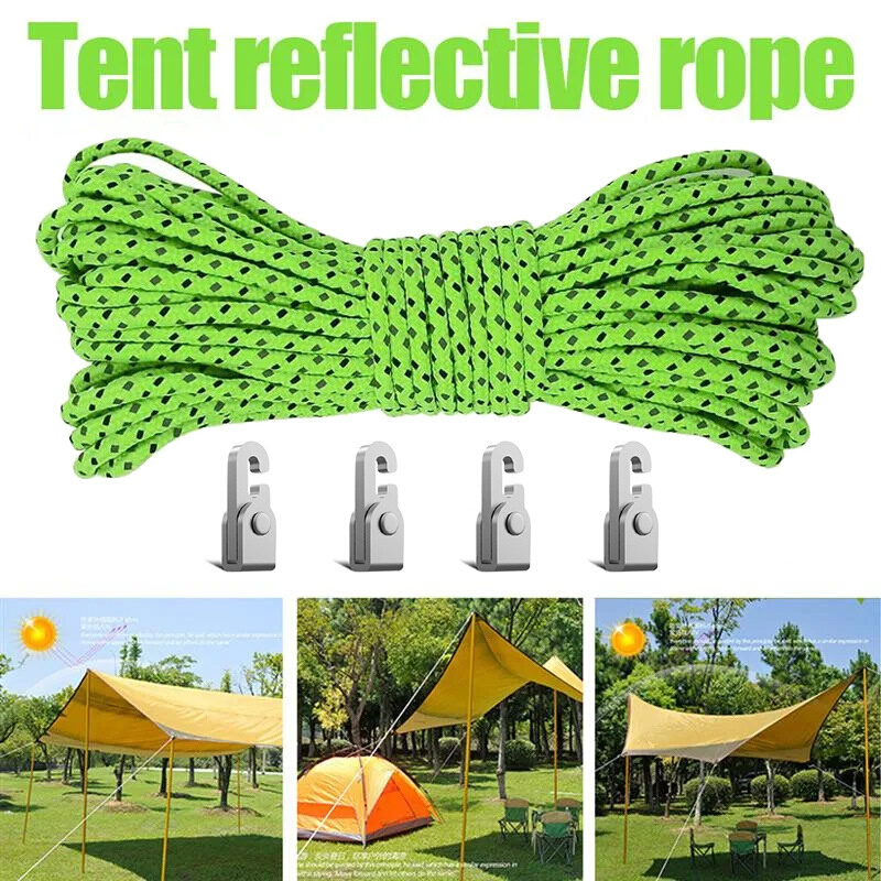 3/4mm Reflective Tent Rope Nylon Line Cord Rescue String