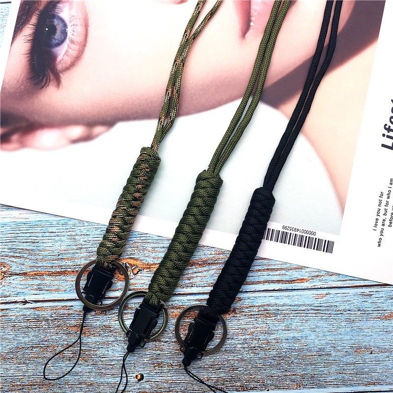 Mobile phone straps Military Grade Utility Necklace Paracord