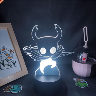 Hollow Knight Game 3D Lamps Led RGB Neon Night Lights Birthd