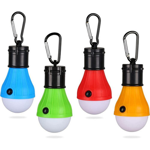 1pc Tent Hanging Lamp 3 Modes LED Bulb Carabiner Bulb Light