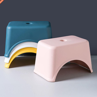 Creative Thicken Plastic Stools Living Room Non-slip Bath Be