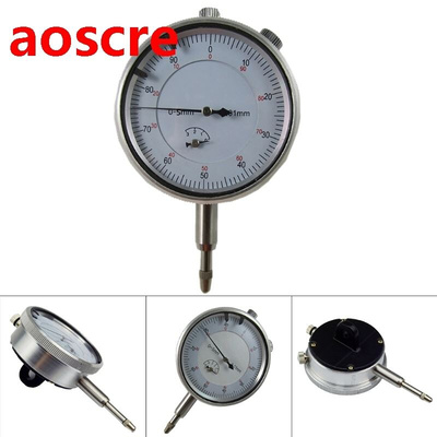 0-5mm/0.01mm Dial Indicator Gauge Meter with Lug Back Precis