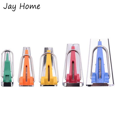 5 Sizes Sewing Bias Tape Makers Set Fabric Bias Tape Maker
