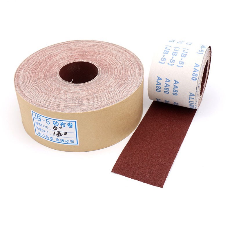 80-600 Grit JB-5 Abrasive Belt Emery Cloth Roll Polishing Sa