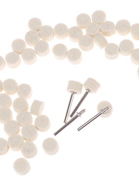 50Pcs Grinding Polishing Pad Dremel Accessories 13mm Wool Fe