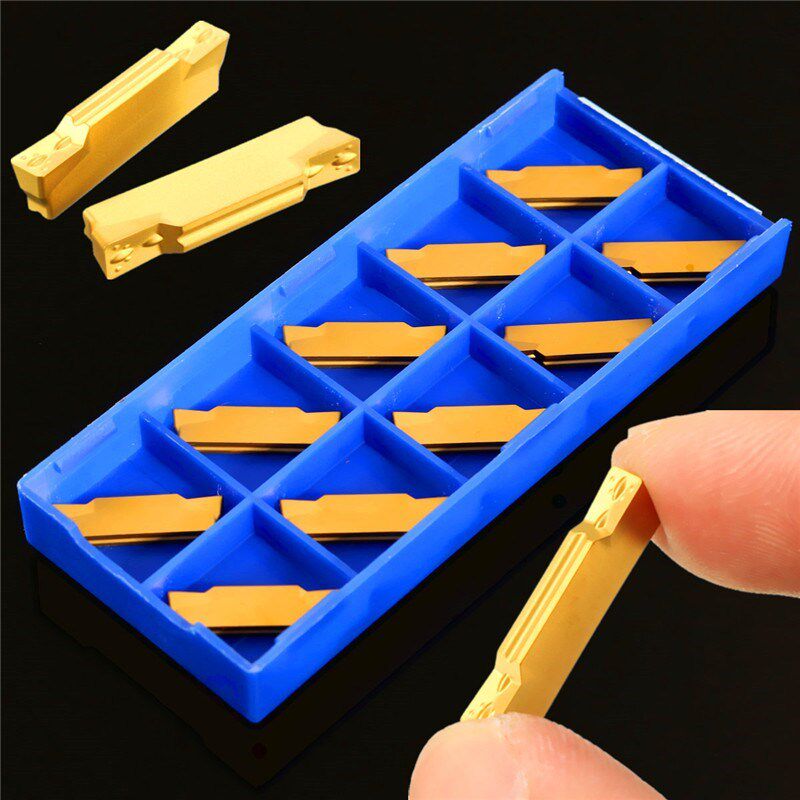 10 PCS MGMN300 -m Carbide Inserts fit 3 mm Width MGEHR/MGIVR